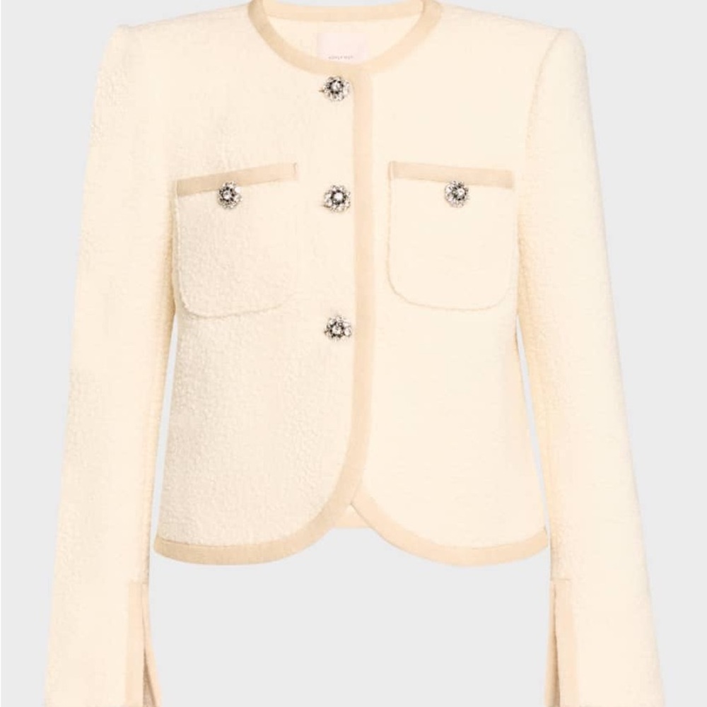 NWT: Cinq a Sept - Junia Boucle Crop Jacket